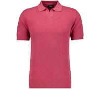RAGMAN - Strick-Pullover Resort-Kragen, kurzarm Terracotta - Gr. - M