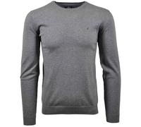 RAGMAN Herren Strickpullover Rundhals, Baumwolle/Kaschmir Mittelgrau-015, M
