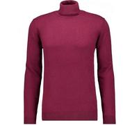 RAGMAN Herren Strickpullover mit Rollkragen, Baumwolle/Kaschmir Portwein-696, L