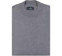 Rundhalspullover RAGMAN, Herren, Gr. 54, grau (mittelgrau), Strick, 95% Baumwolle 5% Kaschmir, ohne Ausschnitt, Pullover Rundhalspullover (61261303-XL) mittelgrau