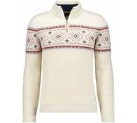 RAGMAN Regular Fit Pullover ecru, Jacquardmuster