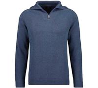 RAGMAN - Troyer-Pullover blau-melange - Gr. - 3XL