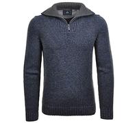 RAGMAN Troyer Herren Regular Fit Baumwolle blau, XXL