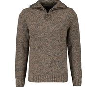 RAGMAN Regular Fit Troyer taupe, Strukturiert