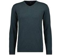 RAGMAN Herren Strickpullover mit V-Ausschnitt, Baumwolle/Kaschmir Dunkelgrün-357, 4XL
