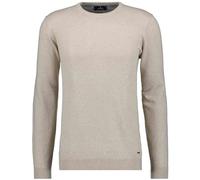 Rundhalspullover RAGMAN, Herren, Gr. 52, beige (beige, melange, 820), 95% Baumwolle 5% Cashmere, casual, Rundhals, Langarm, Pullover (86999261-L) beige, melange, 820