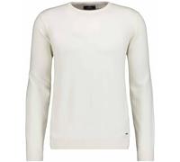 RAGMAN Regular Fit Strickpullover Rundhalsecru, Einfarbig