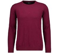 RAGMAN Herren Strickpullover Rundhals, Baumwolle/Kaschmir Portwein-696, M