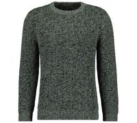 RAGMAN Herren Strickpullover Tweed Dunkelgrün-393, L