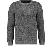 RAGMAN Herren Strickpullover Tweed Grau-Melange-193, 3XL