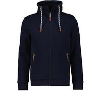 RAGMAN Herren Sweatjacke mit Stehkragen Dunkelblau-711, M