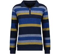 RAGMAN Herren Sweatshirt, gestreift Dunkelblau-711, XL