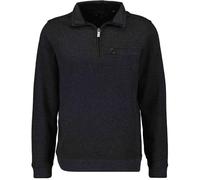 RAGMAN Herren Sweatshirt mit Stehkragen und Zip Anthrazit-019, M