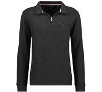 RAGMAN Herren Sweatshirt mit Stehkragen und Zip Dunkelgrün-393, L