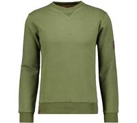 RAGMAN Herren Sweatshirt Rundhals Dunkelgrün-393, S