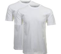 RAGMAN Herren Doppelpack - 2 T-Shirts mit Rundhals Weiss-006, 7XL