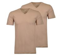 RAGMAN Herren 2 T-Shirt Doppelpack Bodyfit mit V-Ausschnitt