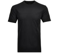 RAGMAN Herren T-Shirt 4er Pack - 1/2 Arm, Unterhemd, Rundhals 4XL Schwarz