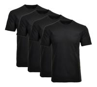 Unterhemd RAGMAN "T-Shirt 4er Pack", Herren, Gr. 5XL, N-Gr, schwarz, Obermaterial: 100% Baumwolle CO., Unterhemden Unterhemd (24402855-5XL) schwarz
