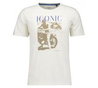 RAGMAN Herren T-Shirt mit Print Ecru-008, XXL