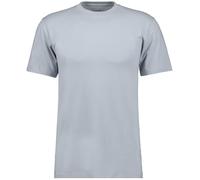 RAGMAN Regular Fit T-Shirt Rundhals silber, Einfarbig