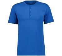 RAGMAN Herren T-Shirt Serafino Blau-718, XL