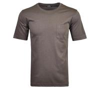 RAGMAN Softknit Regular Fit T-Shirt Rundhals macchiato, Einfarbig