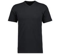 RAGMAN Herren T-Shirt V-Ausschnitt Single-Pack XXL, Schwarz-009