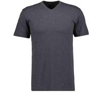 RAGMAN Herren T-Shirt V-Ausschnitt Single-Pack L, Anthrazit-019