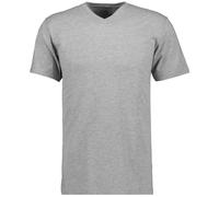 RAGMAN Herren T-Shirt V-Ausschnitt, Single-Pack Grau-Melange-012, M
