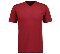 RAGMAN Herren T-Shirt V-Ausschnitt Single-Pack M, Weinrot-061