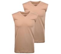 Ragman Herren Bodywear V-Neck 2er Pack- Gr. L, Light Skin