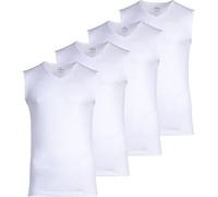 Unterhemd RAGMAN "Unterhemd 4er Pack", Herren, Gr. L, N-Gr, weiß, Obermaterial: 100% Baumwolle CO., Unterhemden Unterhemd (81168400-L) weiß