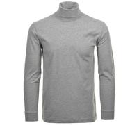 RAGMAN Herren Rollkragenpullover - Langarm Basic Rollkragen Regular Fit, Single Jersey, einfarbig Grau M