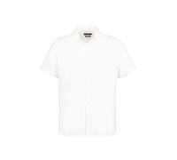 RAGMAN Kurzarmhemd Herren Regular Fit Kurzarm Baumwoll-Stretch weiß, L