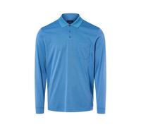 Ragman Langarm-Poloshirt Herren blau, XL