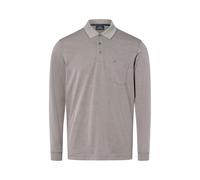 Ragman Langarm-Poloshirt Herren grau, XXL