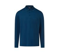 Ragman Langarm-Poloshirt Herren petrol, M