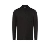 Ragman Langarm-Poloshirt Herren schwarz, XL
