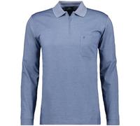Poloshirt RAGMAN Gr. S, grau (taube) Herren Shirts Langarm (13620636-S)