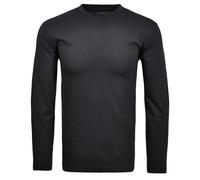 RAGMAN Regular Fit Longsleeve marine, Einfarbig