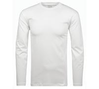Ragman Herren Langarmshirt Regular Fit Rundhals Baumwolle Weiß 3XL