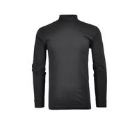 RAGMAN Herren Stehkragen-Pullover - Langarm Basic Stehkragen Regular, Single Jersey, einfarbig, schwarz, XL Schwarz
