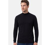 Ragman Langarmshirts im 2er-Pack Herren Baumwolle blau, L