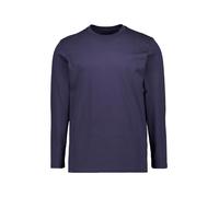RAGMAN Longsleeve Herren Regular Fit Langarm Rundhals Baumwolle blau, XXL