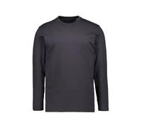 RAGMAN Regular Fit Longsleeve schwarz, Einfarbig