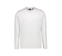 RAGMAN Longsleeve Herren Slim Fit Langarm Rundhals Baumwolle weiß, 3XL