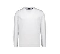 RAGMAN Longsleeve Herren Slim Fit Langarm Rundhals Baumwolle weiß, M