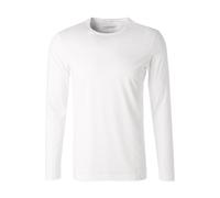RAGMAN Herren Langarm Shirt mit rundhals Bodyfit Weiss-006 XXL