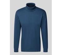 RAGMAN Longsleeve mit Rollkragen in Dunkelblau, Größe XL